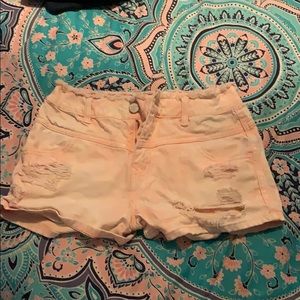 Cute baby pink high waisted shorts worn once